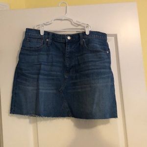 Madewell Denim Frisco Mini Skirt